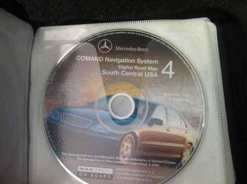 Mercedes comand navigation system map disk cd south central usa oem