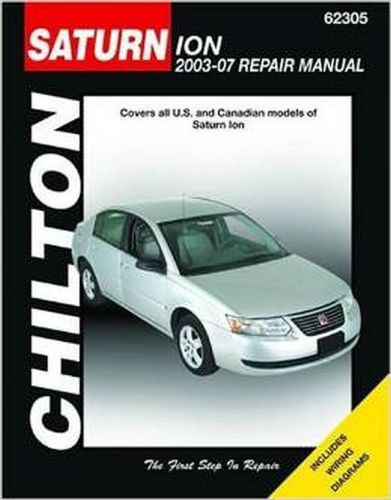 Saturn ion service shop repair tune up mechanic manual 2003 2004 2005 2006 2007
