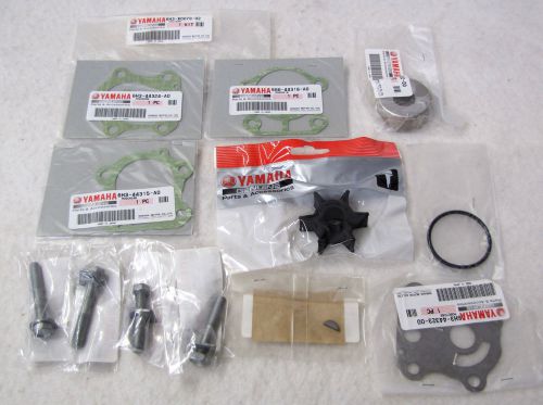 Yamaha new oem water pump &amp; impeller repair kit 6h3-w0078-02-00