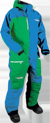 Hmk one piece cold weather suit xs green/blue