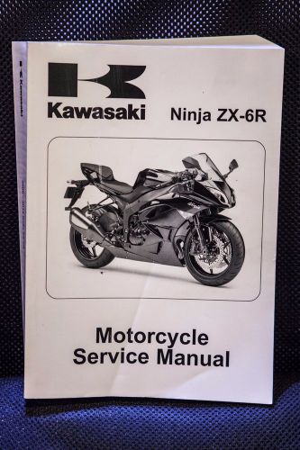 Kawasaki ninja zx-6r motorcycle service manual for 2009-2014 part 99924-1417-06