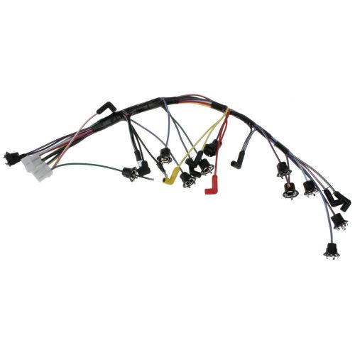 Mustang instrument cluster wiring harness w/o factory tachometer 1968