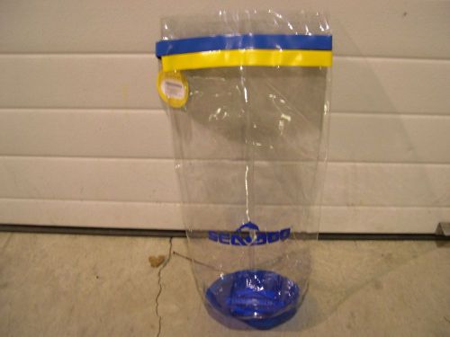 Seadoo translucent dry bag clear blue yellow boat jet ski watercraft water