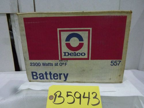 Delco battery {original} #557 for corvair, dry, never wet (nos)