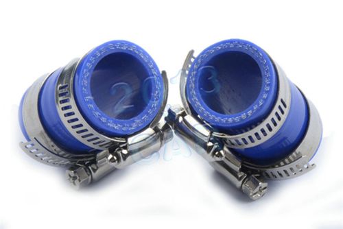 For kawisaki high temp exhaust couplings clams 1&#034;id for kx80 kx125 250 blue 2pcs