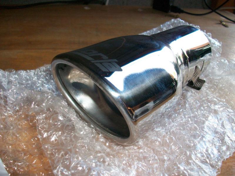 Borla exhaust tip 2" inlet clamp-on 2.5" x 2"" outlet polished 