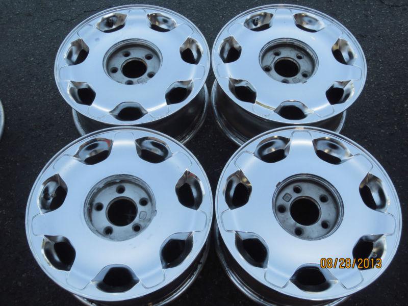 16" cadillac seville factory chrome wheels deville sts dts cts eldorado 6 17 18