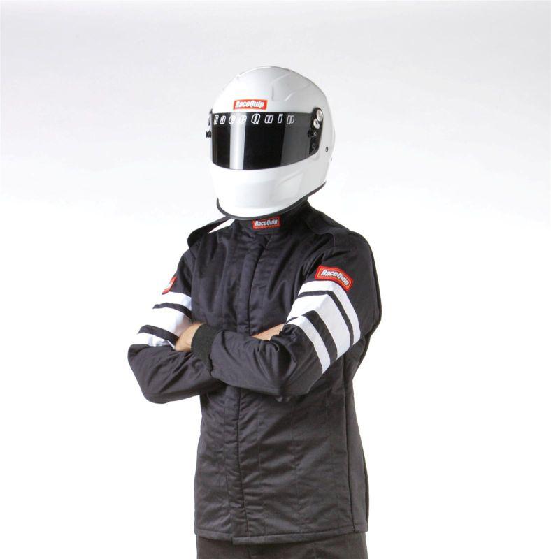 Racequip 121008 black men's 3x-large 120 series pyrovatex sfi-5 jackets -