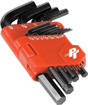 Performance tool hex key wrenches sae 11-piece set