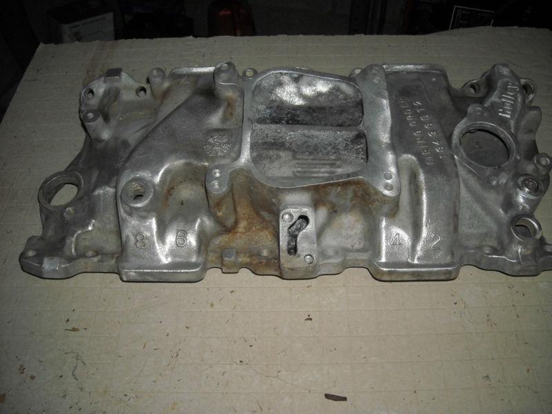 Holley contender intake manifold sbc spreadbore