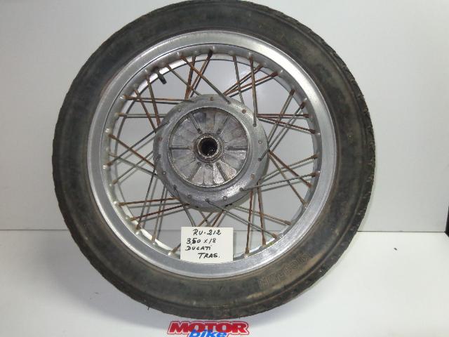 Ducati rear wheel tire size 3.50 x 18.