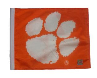 Clemson replacement flag 11in.x15in. - webbing sleeve