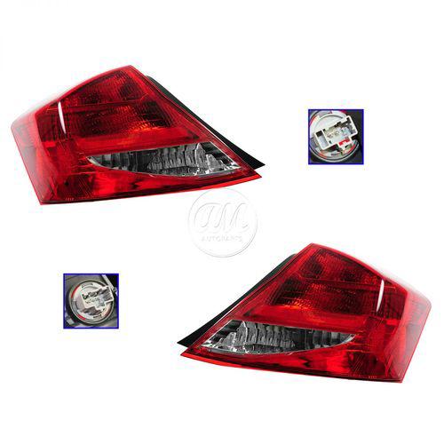 Tail lamp tail light pair set of 2 lh & rh for 08-12 honda accord 2 door coupe