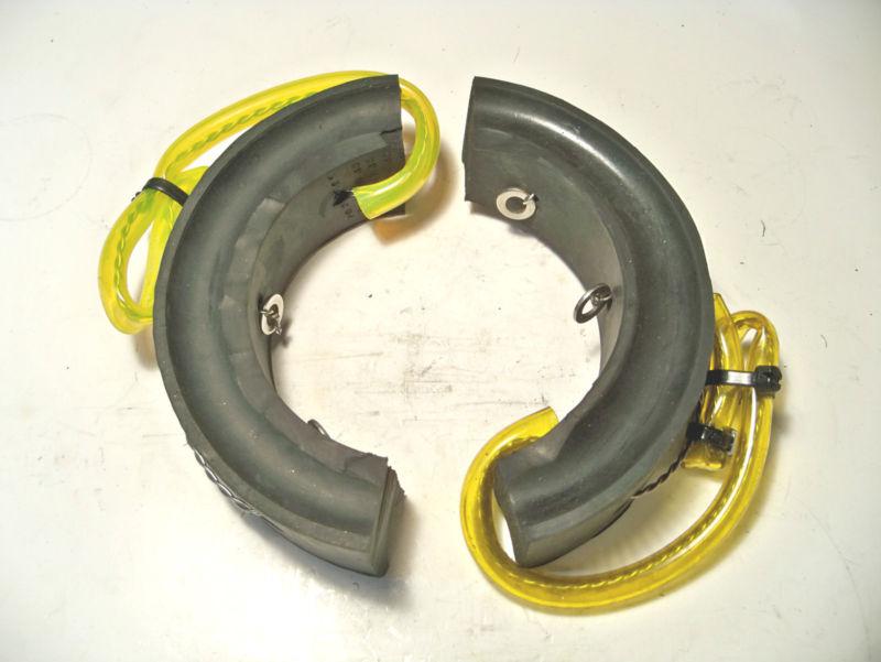 (2) 45 pound 1/2 rubber front conventional coil spring rubbers 5 3/4" od w/ cord