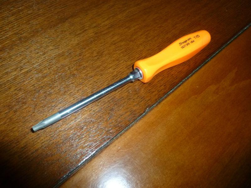 Snap-on tools mini - orangehandle classic torx screwdriver t-15