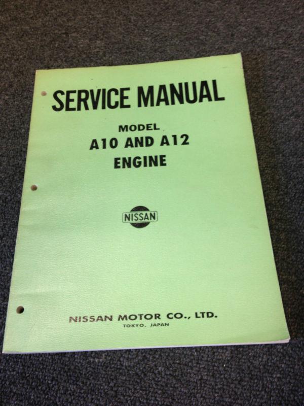Datsun a10 and a12 factory engine manual