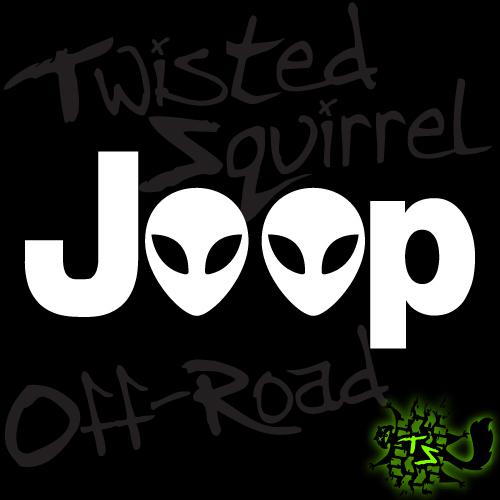Jeep emblem decals 2pk - tj wrangler rubicon - aliens a