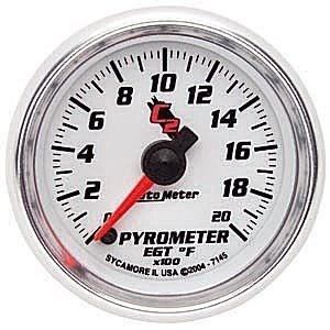 Autometer 2in. pyrometer kit; 0-2000 f; fse; c2