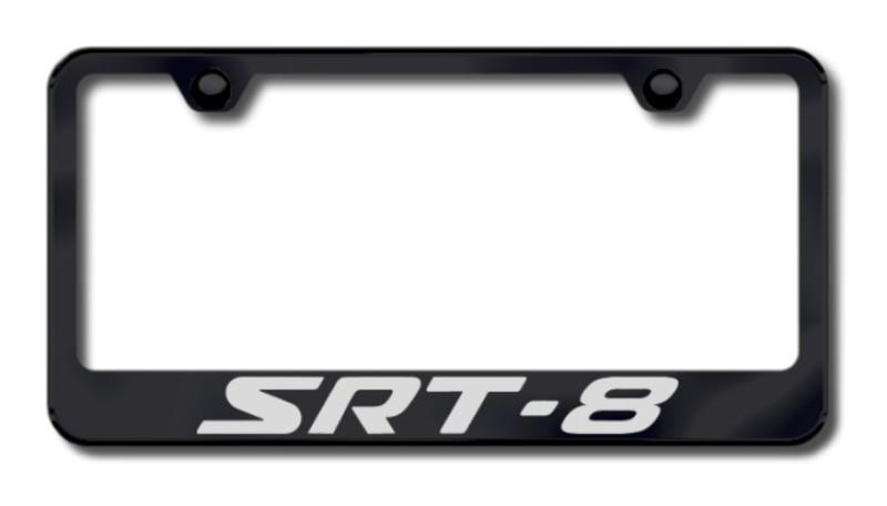 Chrysler srt8 laser etched license plate frame-black made in usa genuine