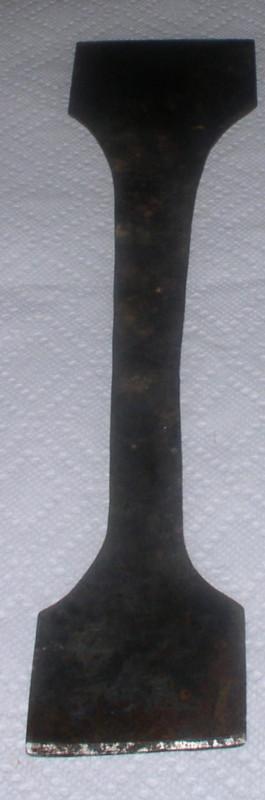 Vintage gasket scraper tool 17 inches 4 inches well used. needs sharpening tile 