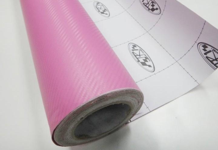 127cm x 30cm pink diy carbon fiber wrap roll sticker for car auto vehic 
