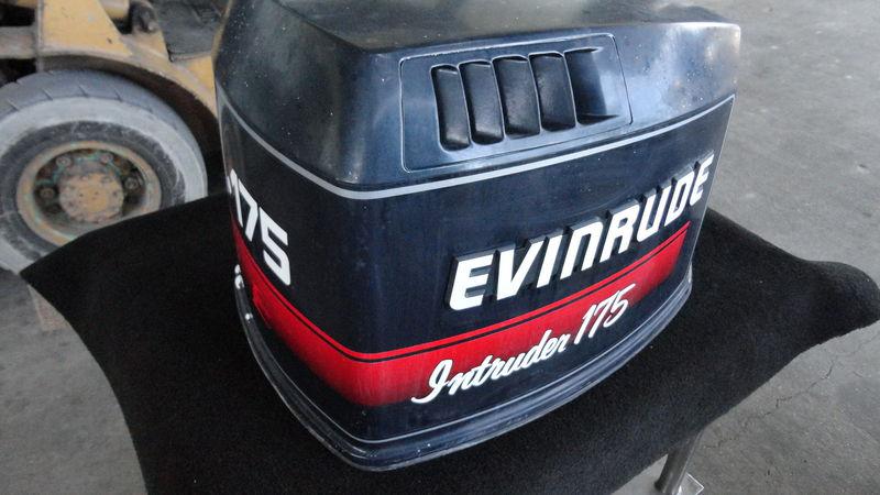 Used evinrude 175hp intruder spitfire series upper engine cowling motor cover #2