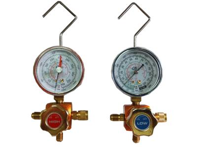 R12a / r134a one-way low&high manifold gauges set