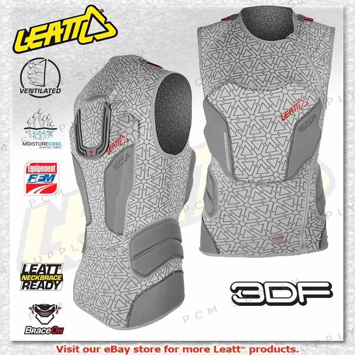 Leatt 2013 motocross mx atv offroad 3df body vest ce certified