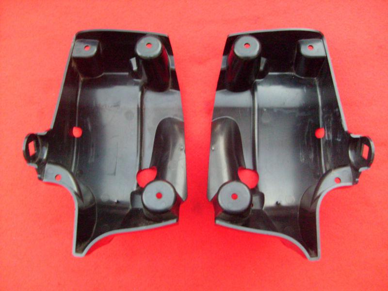Genuine harley lower fairing vented glove boxes street glide ultra classic road 