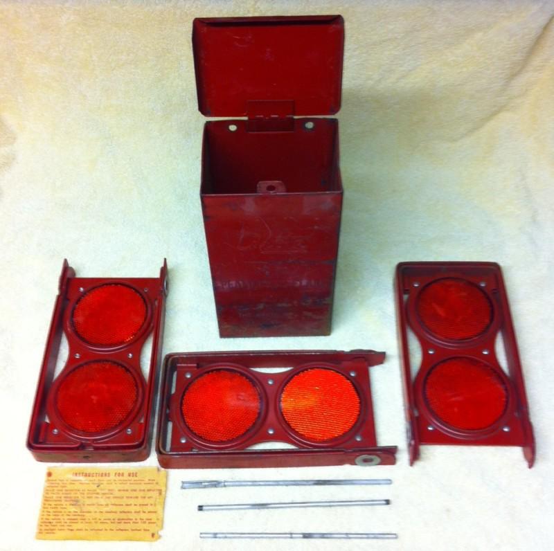 Vintage grote no. 70 emergency reflector kit flameless flare