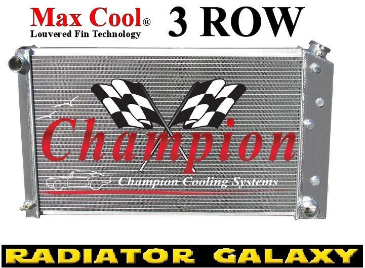 1968-1977 chevy chevelle 3 row champion 28" core pro series radiator 
