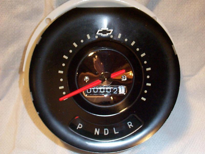 1957 - 57 chevy "restored" speedometer head - cluster