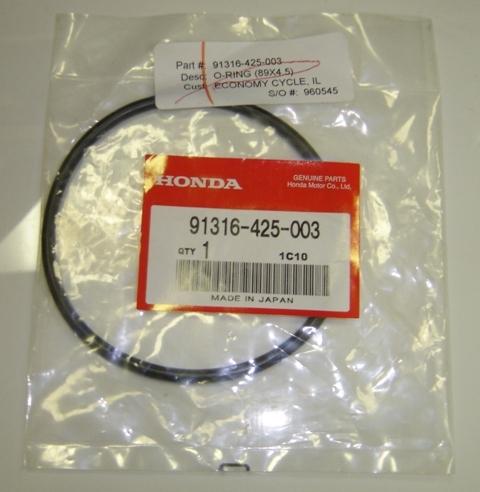 Honda oil filter o-ring oem part no. 91316-425-003 new - free shipping