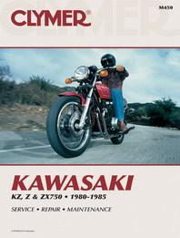 Clymer repair manual kawasaki kz500, kz550, zx550