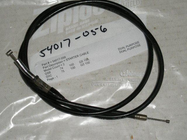 1974-1975 kawasaki g5 100 g5-b-c enduro choke cable nos