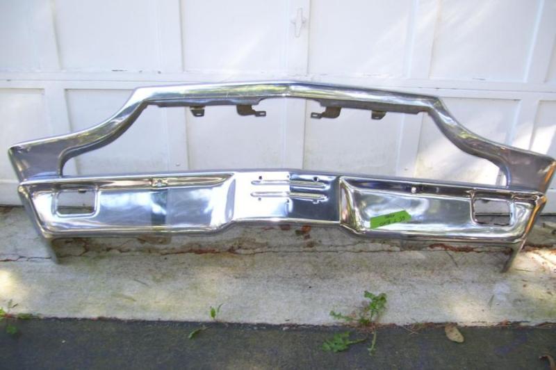 1965 ford thunderbird upper and lower front bumper 17756 & 17757 original parts