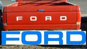 87 to 91 ford tailgate letters fleetsid