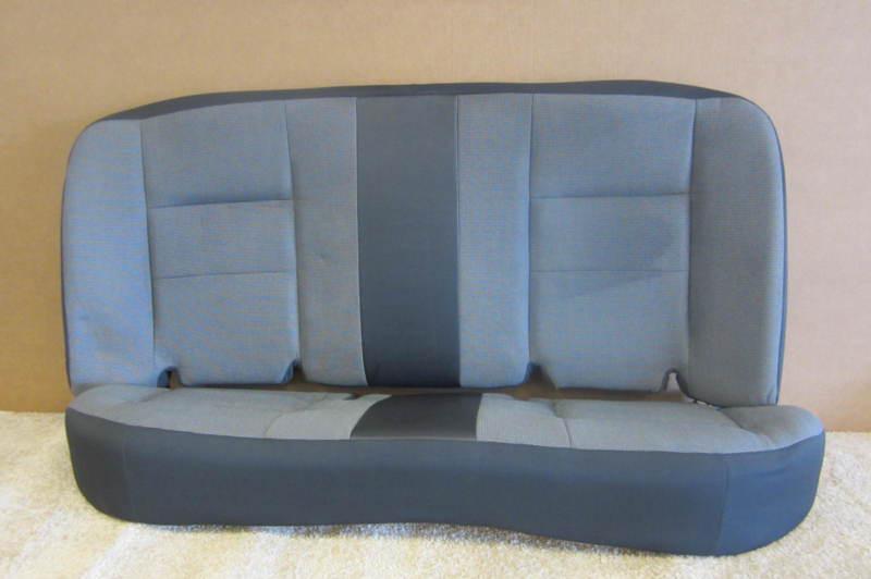 2005 - 2011 ford crown victoria nto oem rear black cloth seat save here #49t