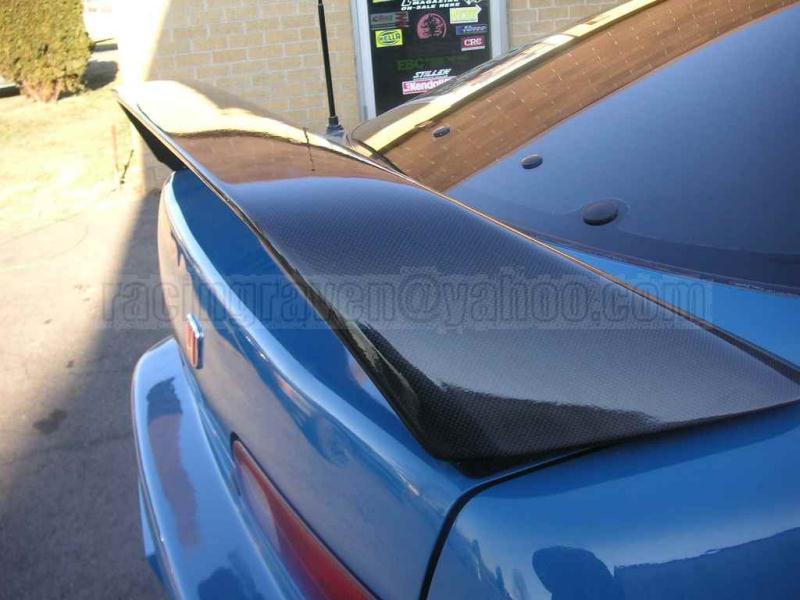 Carbon fiber acura 94-01 integra db8 sedan type-r rear wing trunk spoiler