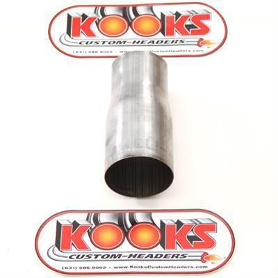 Two (2) kook's reducer collector weld-on stainless 3.5" collector 3.0" reducer