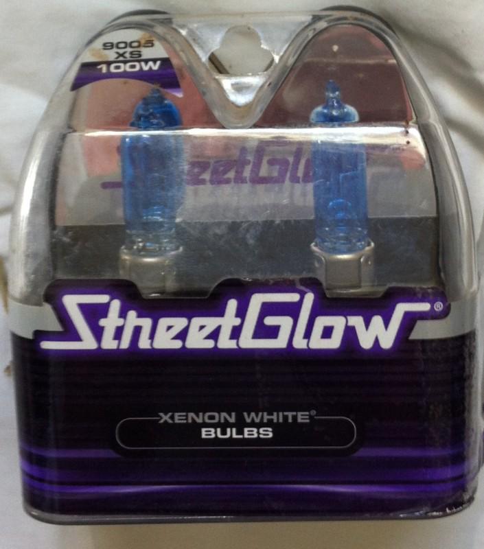 Streetglow headlight bulbs (pair) 9005xs (100 watt) (open box)