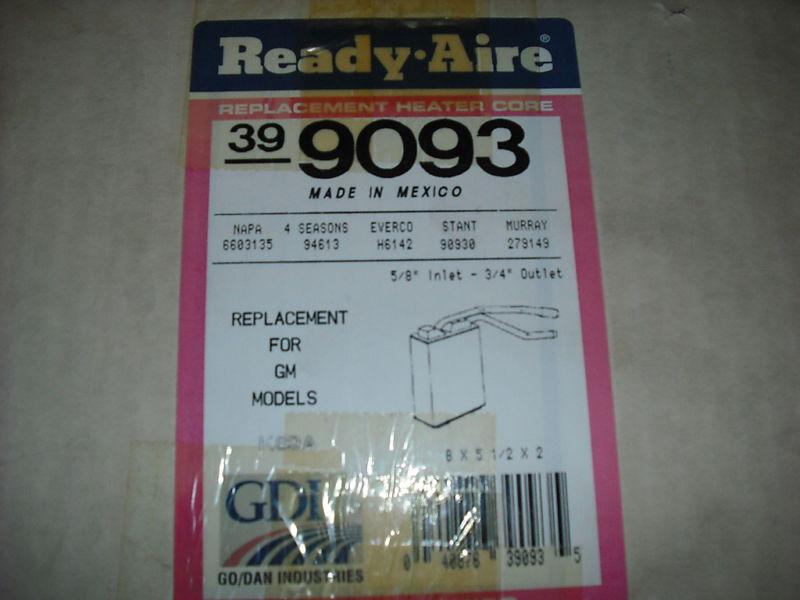 1982-84 cadillac  nos heater core #9093