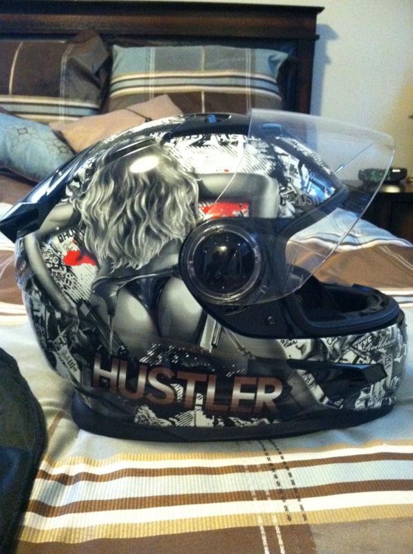 Hustler motorcycle helmet - size l