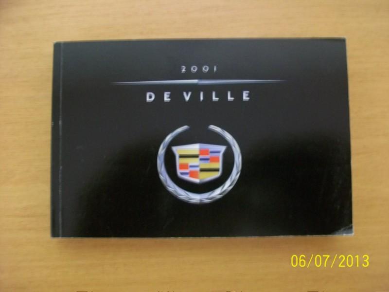 2001 cadillac deville  owners manual