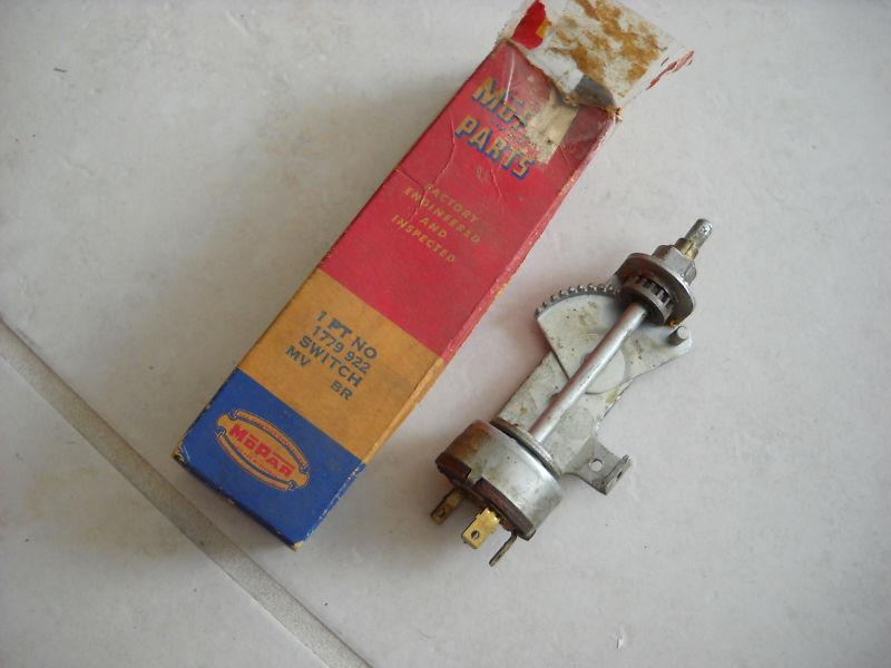 Nos mopar 1957-58 desoto switch heater model 801