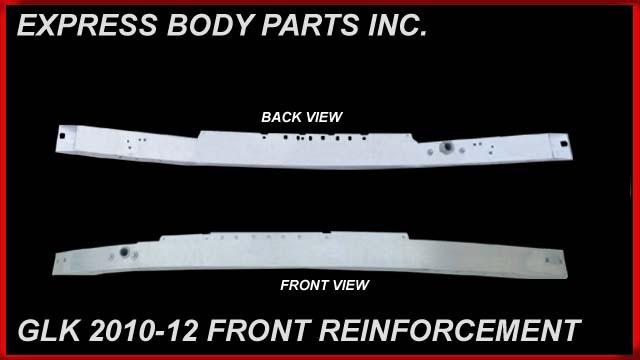 Glk x204 2010-2012 front bumper reinforcement bar rebar aluminum new