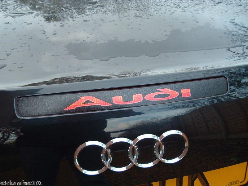 Audi tt 8j 3rd brake light decal overlay 08 09 2010 2011 2012 2013 quattro