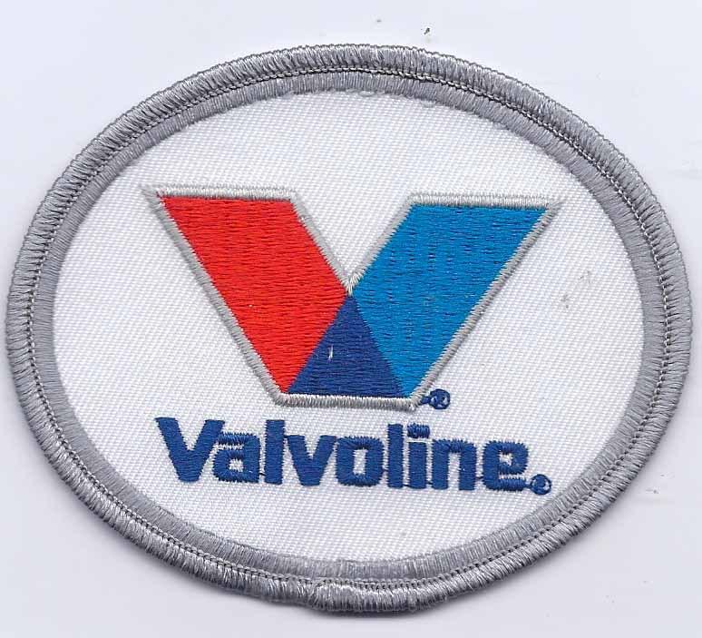 Valvoline racing patch patches 3-3/4 inches long size new  nhra nascar scca 
