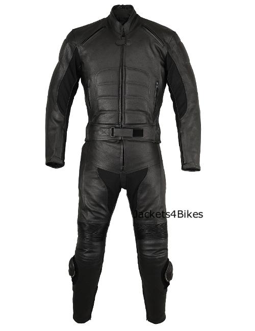 2pc motorcycle bike leather racing riding suit armor 40