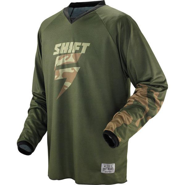 Green/camo m shift recon camo jersey 2013 model